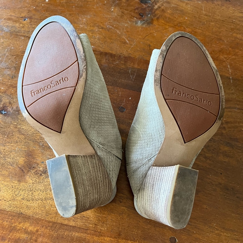 Franco Sarto Gray Mules - Picture 8 of 8